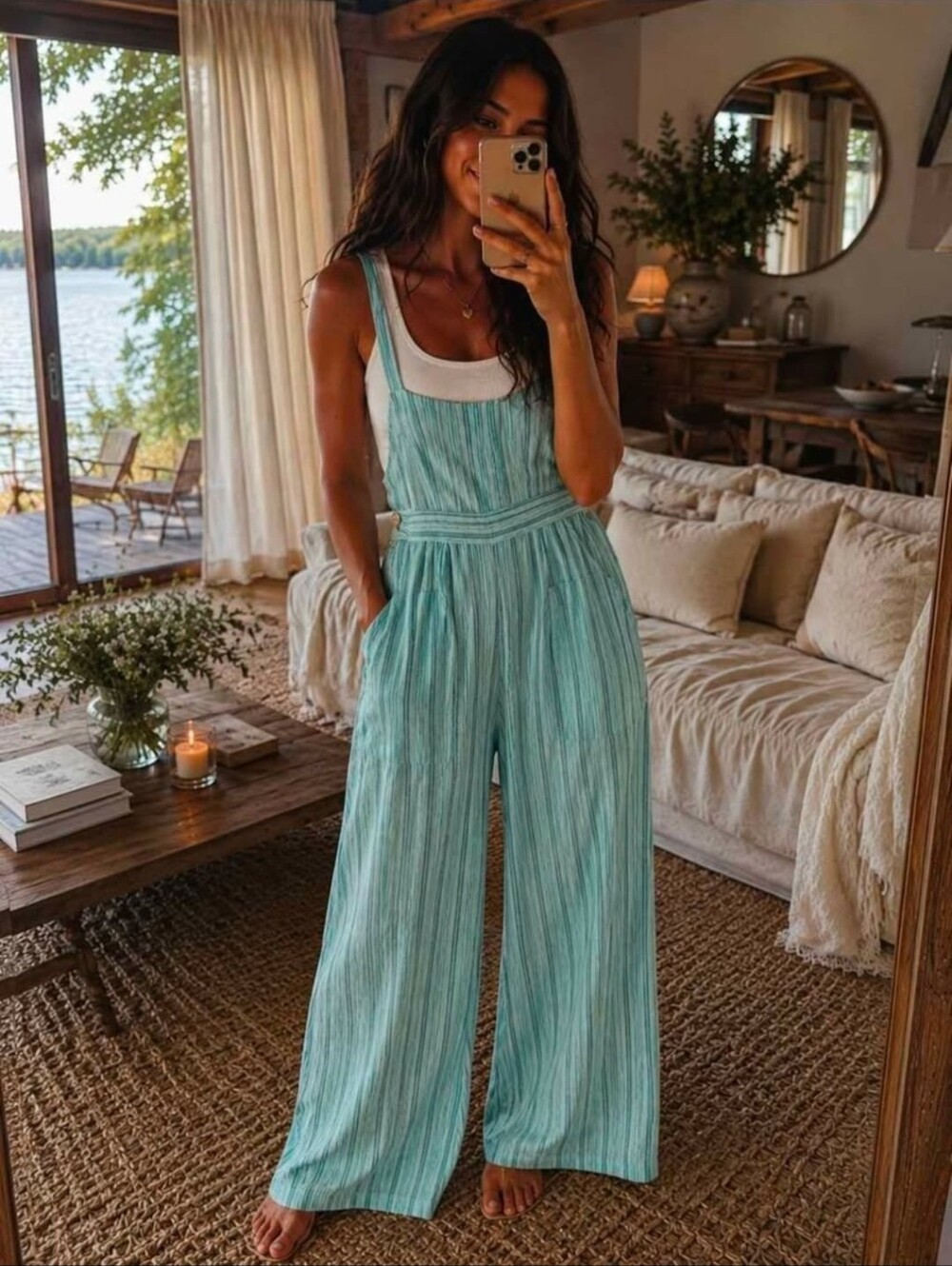 Patrons Of Peace Wide Leg Overalls